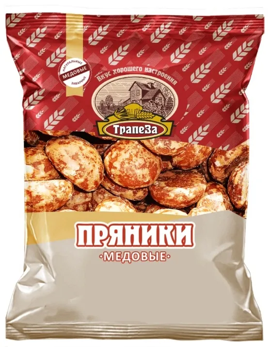 Трапеза пряники медовые 350 г