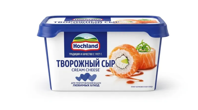 Творожный сыр Hochland Cream Cheese для суши и кулинарии 400 г