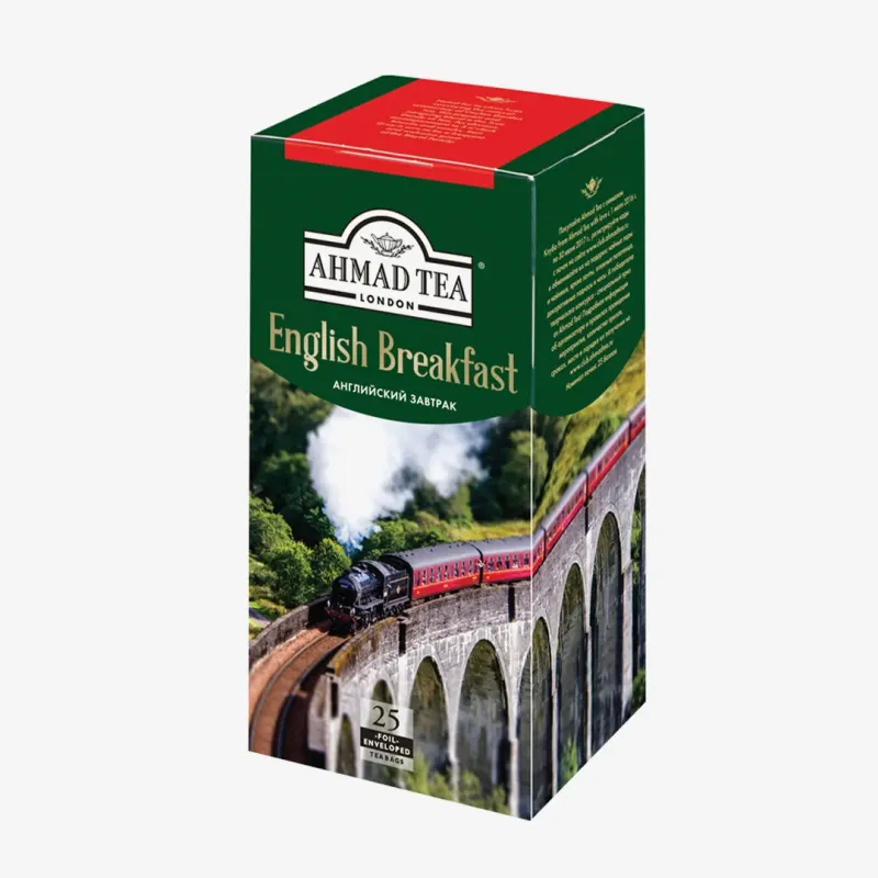 Чай Ahmad Tea английский завтрак черный 25 пакетиков