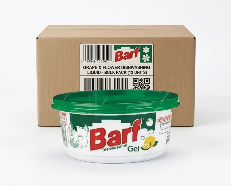 Гель для мытья посуды Barf 400 мл, в коробке 18 шт