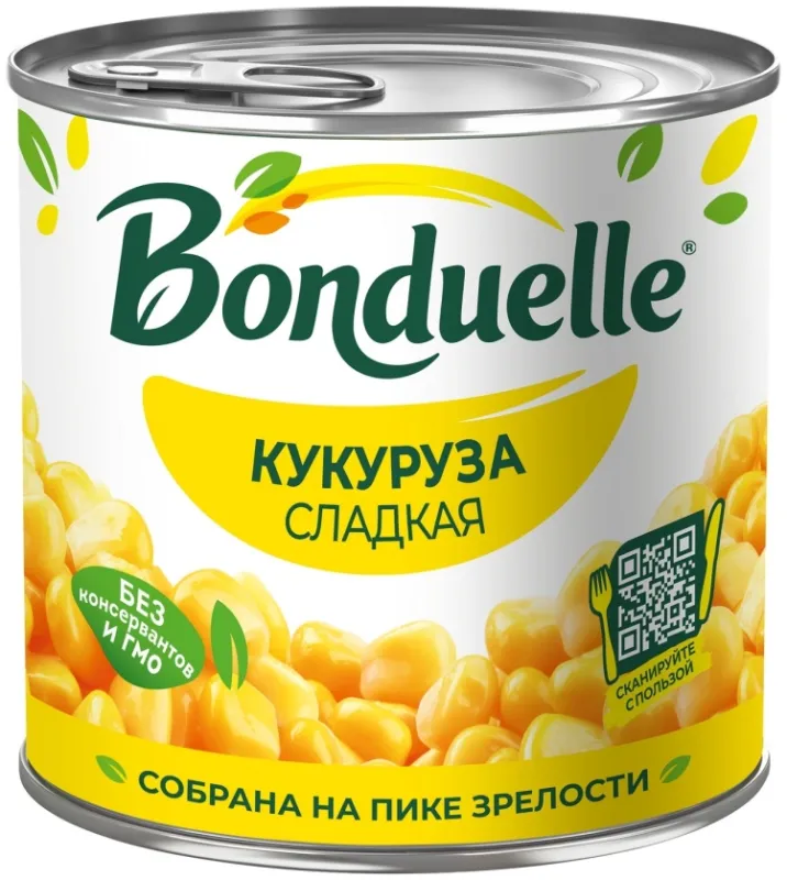 Bonduelle кукуруза сладкая 425 мл