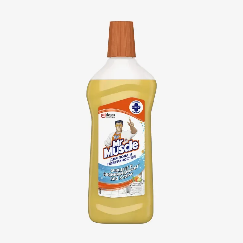 Cредство для пола Mr Muscle цитрусовый коктейль, 500 мл