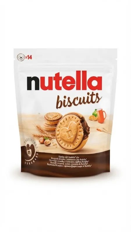 ПЕЧЕНЬЕ С ОРЕХОВОЙ ПАСТОЙ NUTELLA BISCUITS (193 Г)