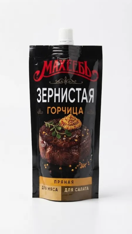 ЗЕРНИСТАЯ ГОРЧИЦА «МАХЕЕВЪ»