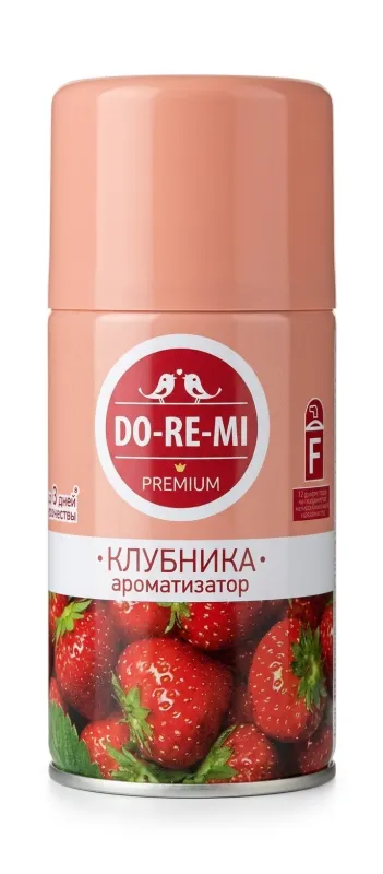 Освежитель для авт. диспансера До-Ре-Ми клубника 250 мл 
