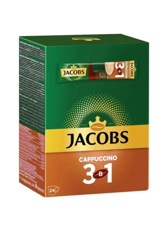 Jacobs Cappuccino 3в1 24шт*18гр 432гр