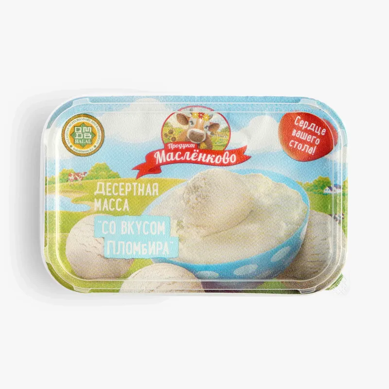 Десертная масса Масленково со вкусом пломбира 20%, 350 г