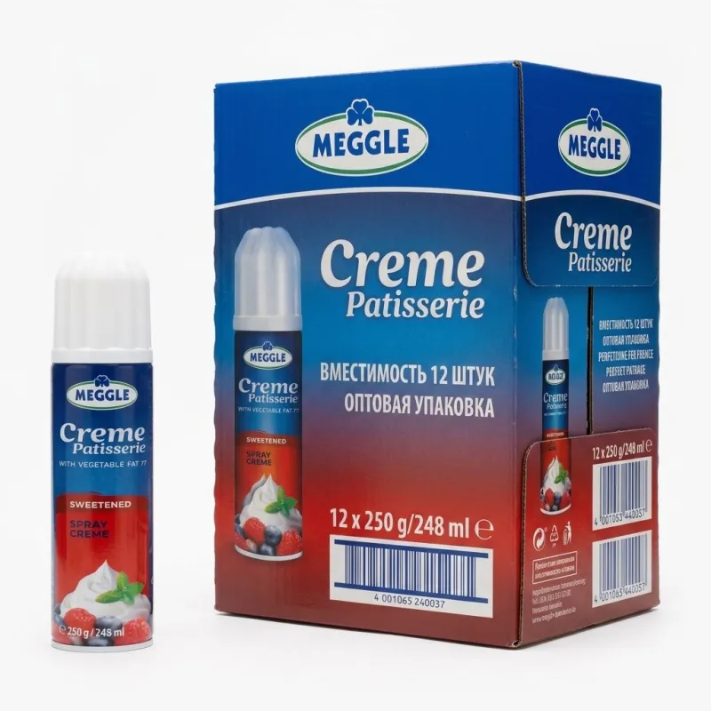 Сливки взбитые "Meggle" в коробке