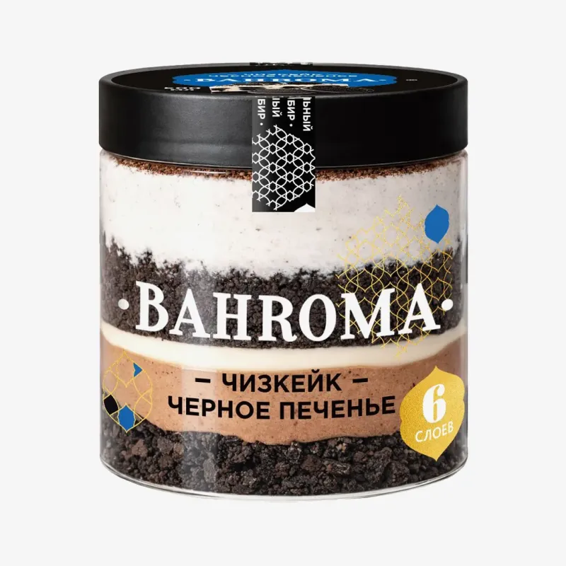 Мороженое Bahroma пинта пломбир Чизкейк черное печенье, 320 г