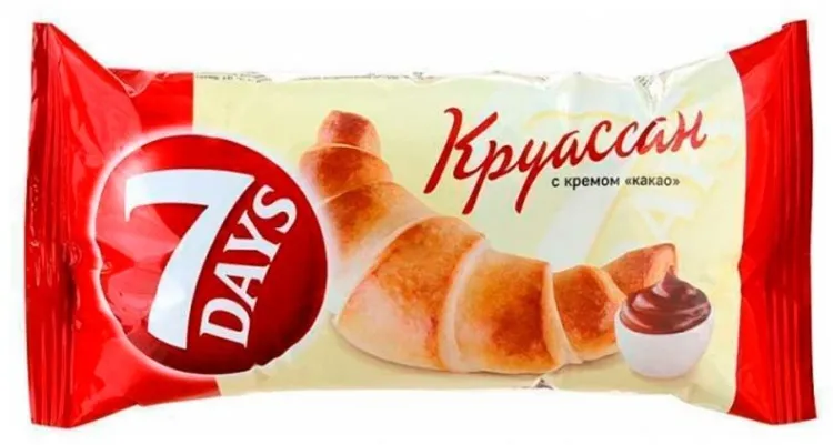 7 Days круассан С кремом какао 65 г