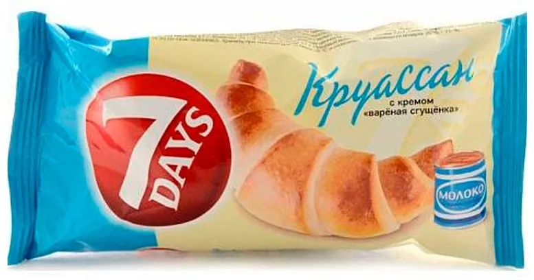 7 Days круассан С вареной сгущенкой 65 г