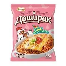 Лапша быстрого приготовления «Доширак Spicy Carbonara» (Острая Карбонара)