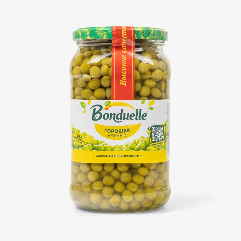 Горошек Bonduelle зеленый, 720 мл