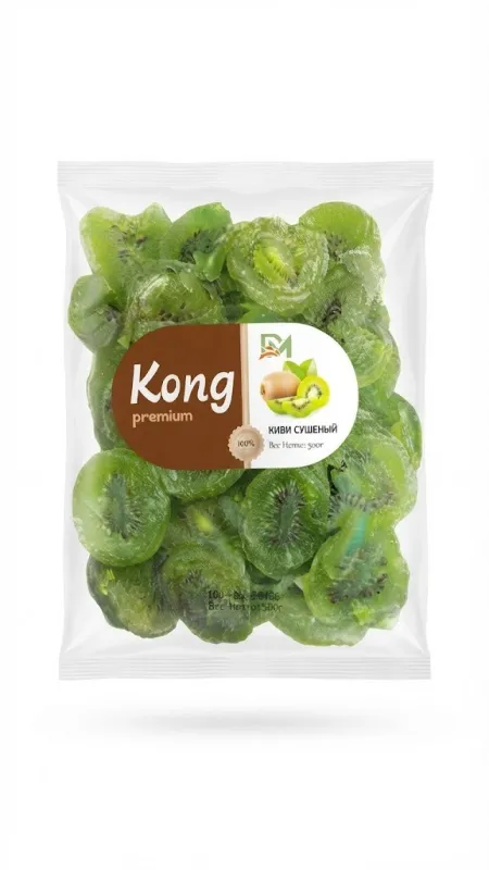 Сушеный киви Kong Premium, 100% натуральный, 500 г