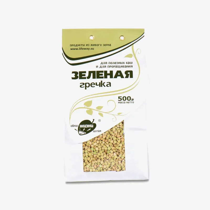 Гречка Образ Жизни Алтая Зелёная 500 г