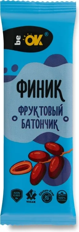 Bio Elite батончик фруктовый Ве Ок финик 1 шт