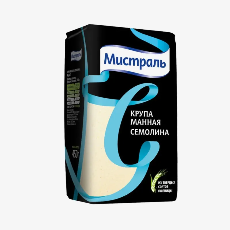 Крупа Мистраль манная Семолина 450 г