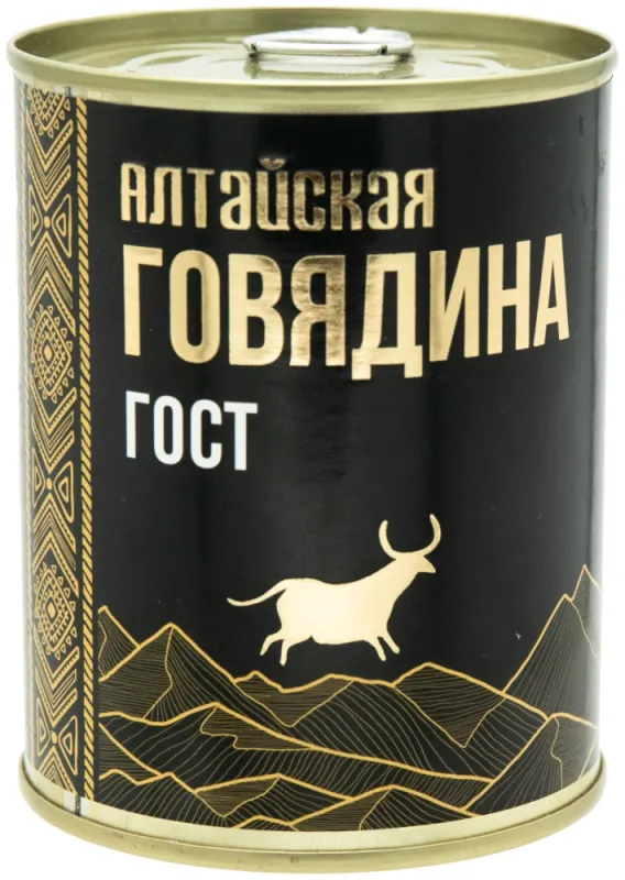 СИЛА Алтайская мясо в собственном соку говядина 338 г