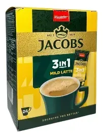 Jacobs Latte Mild 3в1 24шт*12гр 288гр