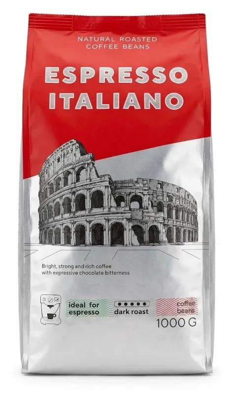 Кофе в зернах Espresso Italiano 1 кг