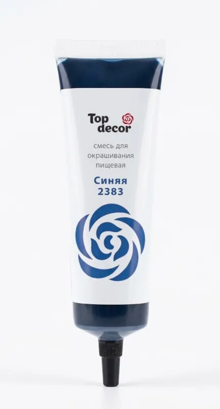 Пищевой краситель Top Decor Синий 2383, 100 г 