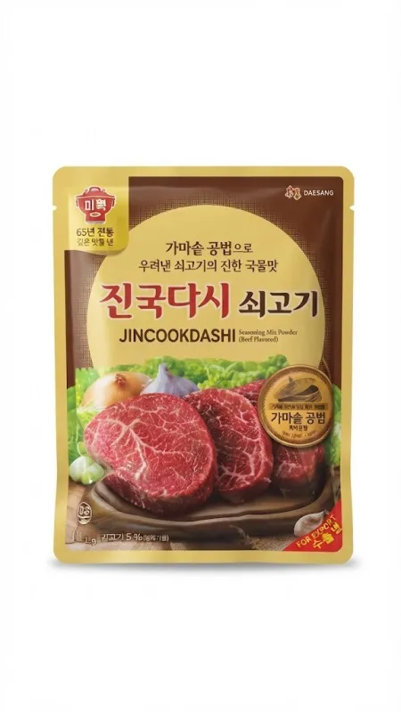 Корейская приправа/бульонная основа со вкусом говядины Jin Cook Dashi Daesang, 1 кг