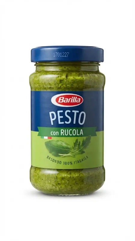 Итальянский зеленый соус песто Barilla Pesto con Rucola с рукколой