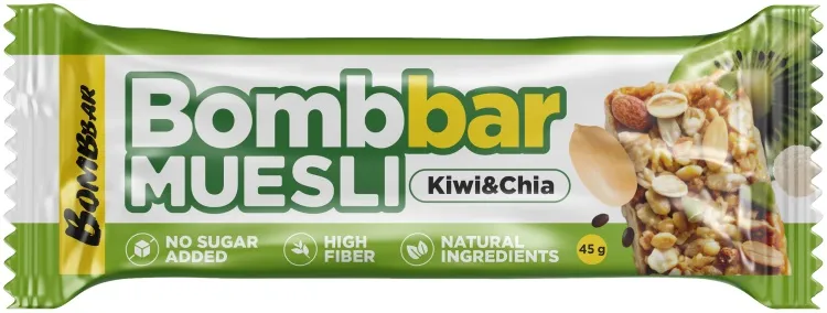 Bomb Bar батончик Muesli киви- чиа 1 шт