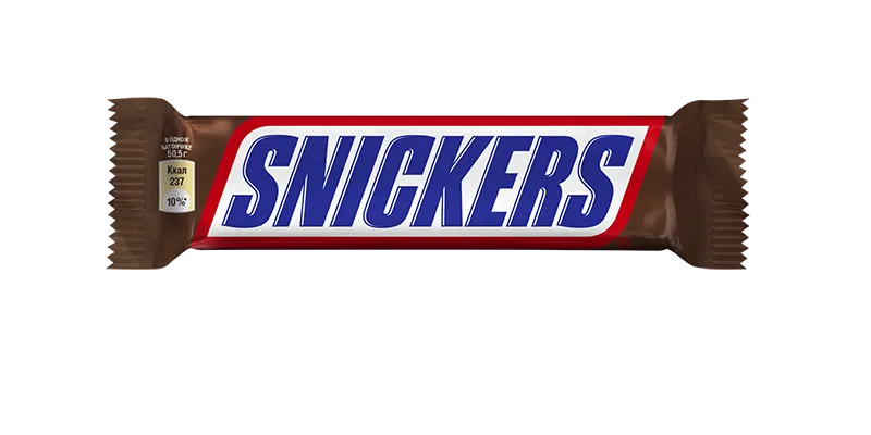 Шоколадный батончик Snickers, 50.5 r