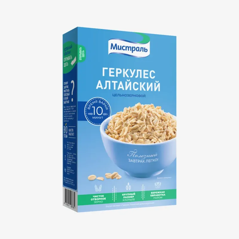 Хлопья Мистраль Геркулес алтайский 400 г