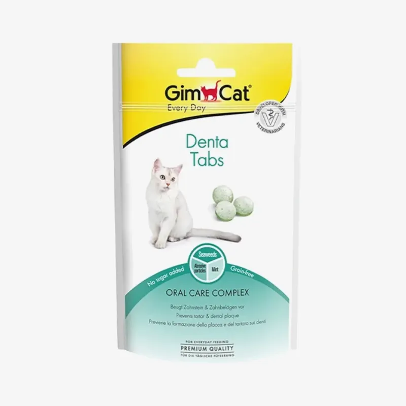 Витамины Gimborn Gimcat Denta для кошек, для профилактики зубного камня, 40 г