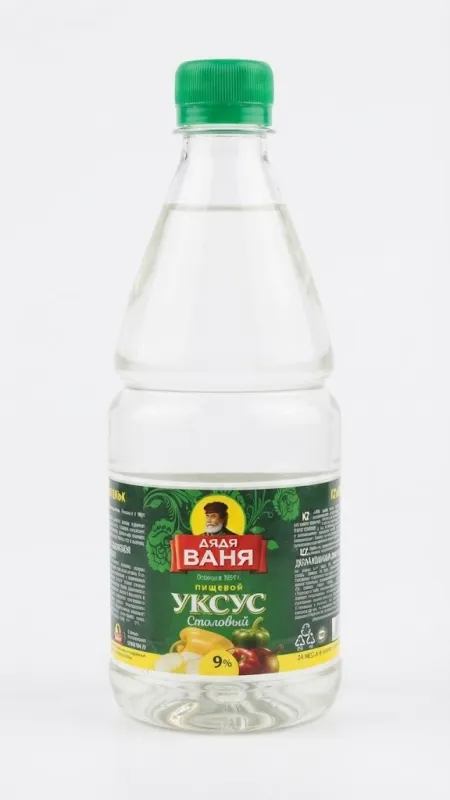 ПИЩЕВОЙ СТОЛОВЫЙ УКСУС «ДЯДЯ ВАНЯ 9%» (0,5 Л)